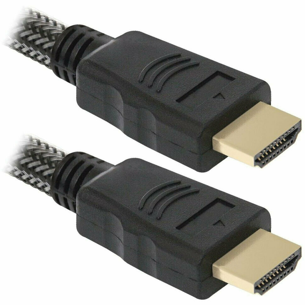 Кабель Defender HDMI-17PRO HDMI (M) - HDMI (M), ver 1.4, 5м Черный 87460 - фото №1