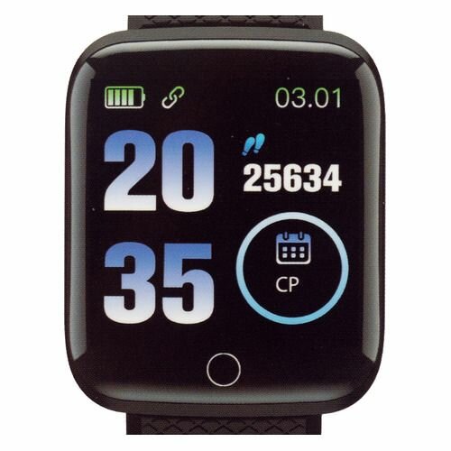 Смарт-часы Digma Smartline H2, 1.3", черный / черный [h2b]