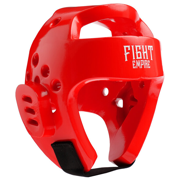 FIGHT EMPIRE Шлем боксёрский тренировочный FIGHT EMPIRE, размер L, цвет красный