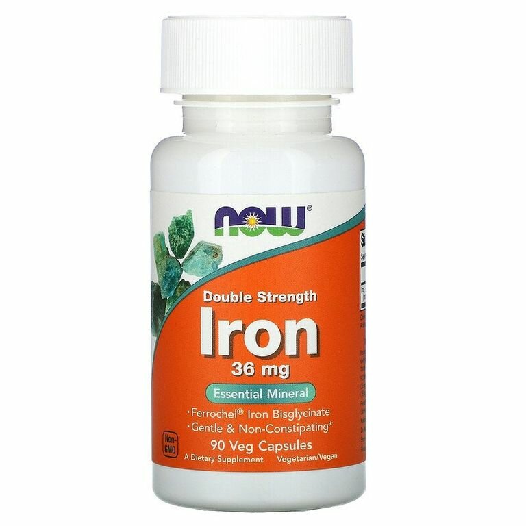 Now Foods, ,  , 36 , 90  IRON