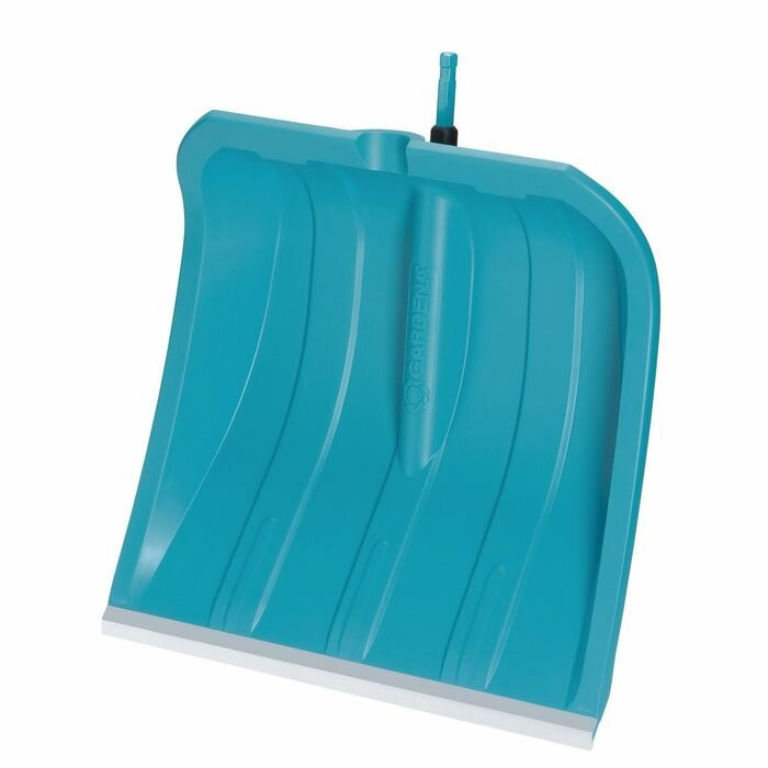 GARDENA Ковш лопаты пластиковый, 500 × 440 мм, с металлической планкой, голубой, комбисистема GARDENA - фотография № 1