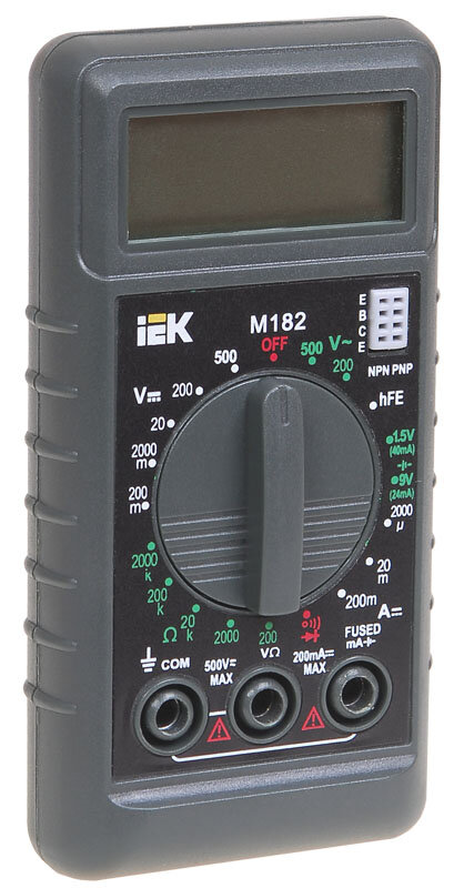 Мультиметр IEK Compact M182 цифровой 278505