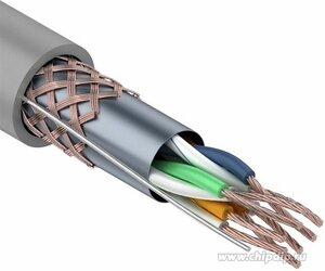 L-SFTP4-ST, Витая пара SFTP, 4 пары Cat5e, многожильные в двойном экране