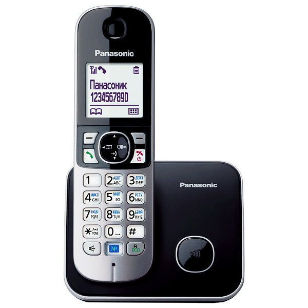 Радиотелефон Panasonic KX-TG6811 B - чёрный