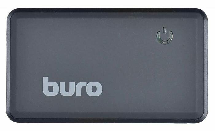 Картридер внешний Buro BU-CR-151, USB2.0, черный