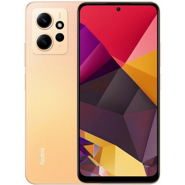 Смартфон Xiaomi Redmi Note 12 4/128Gb Sunrise Gold (49959)