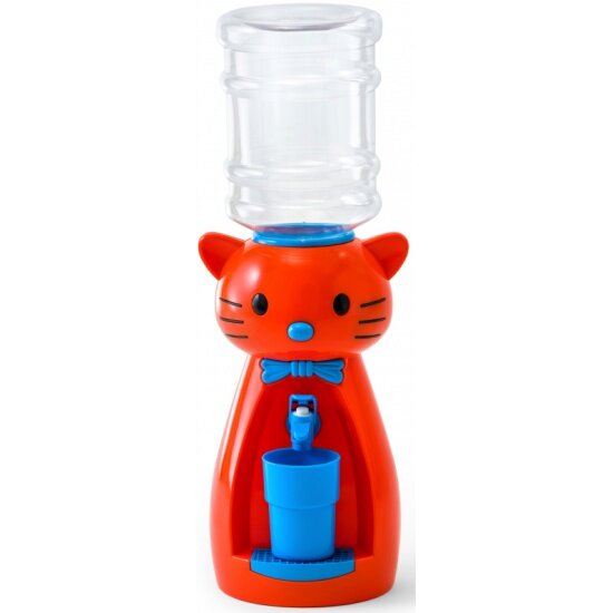 Раздатчик для воды детский VATTEN Kitty Orange (со стаканчиком)