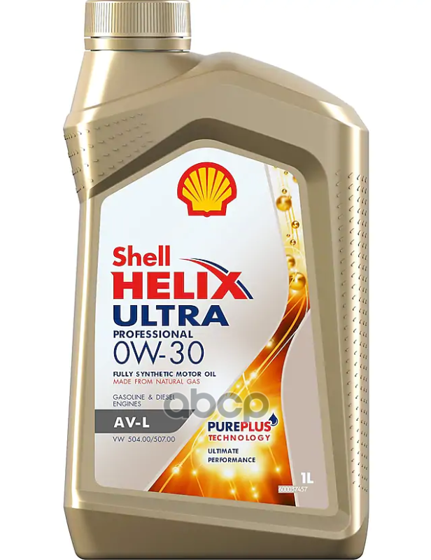 Shell Shell 0w30 (1l) Helix Ultra Professional Av-L_масло Моторное! Синт Acea С3,Vw 507 00,Vw 504 00