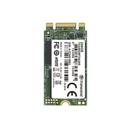 SSD накопитель Transcend TS240GMTS420S 240ГБ, M.2 2242, SATA III