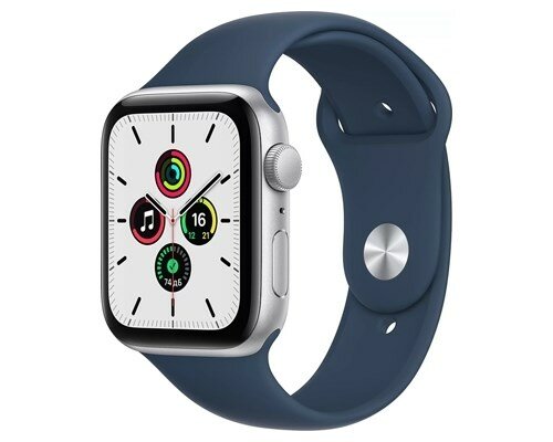 Смарт-часы Apple Watch SE 44mm Silver Alu Abyss Blue Sport