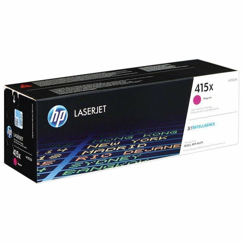 Картридж лазерный HP (W2033X) для HP Color LaserJet M454dn/M479dw и др, пурпурный, ресурс 6000 страниц, оригин