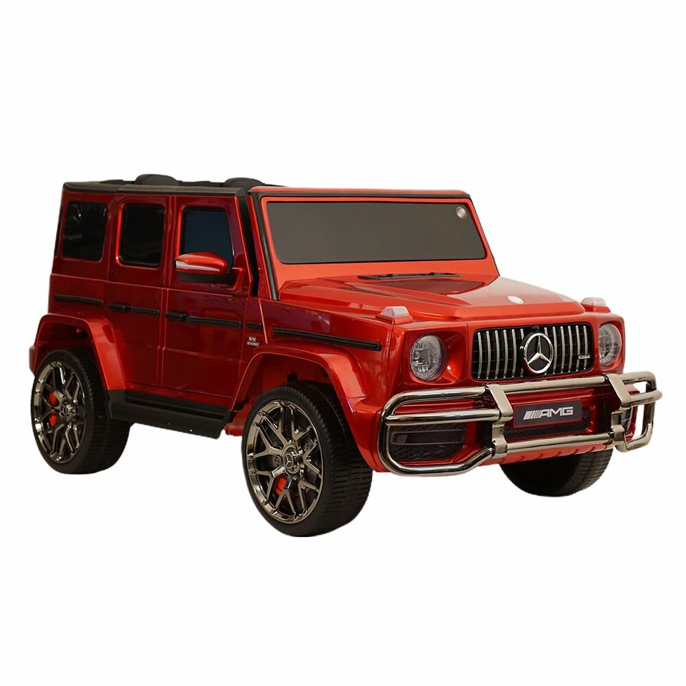 Детский электромобиль AMG G63 (S307) вишневый глянец (RiverToys)