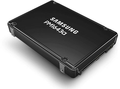 Накопитель SSD Samsung PM1643a MZILT3T2HBLS-00007/SAS 3.0/3.84 TB /Скорость чтения 2100МБайт/с Скорость записи 2000МБайт/с