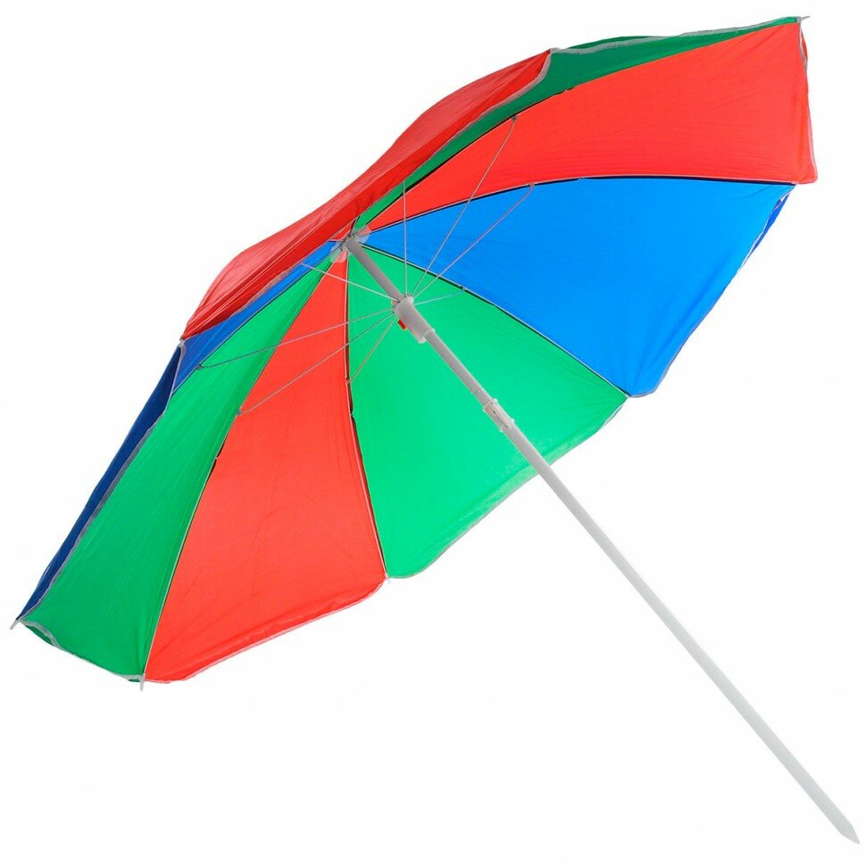 Зонт пляжный Wildman "Арбуз" 180 см (диаметр купола 160 см) - фотография № 1