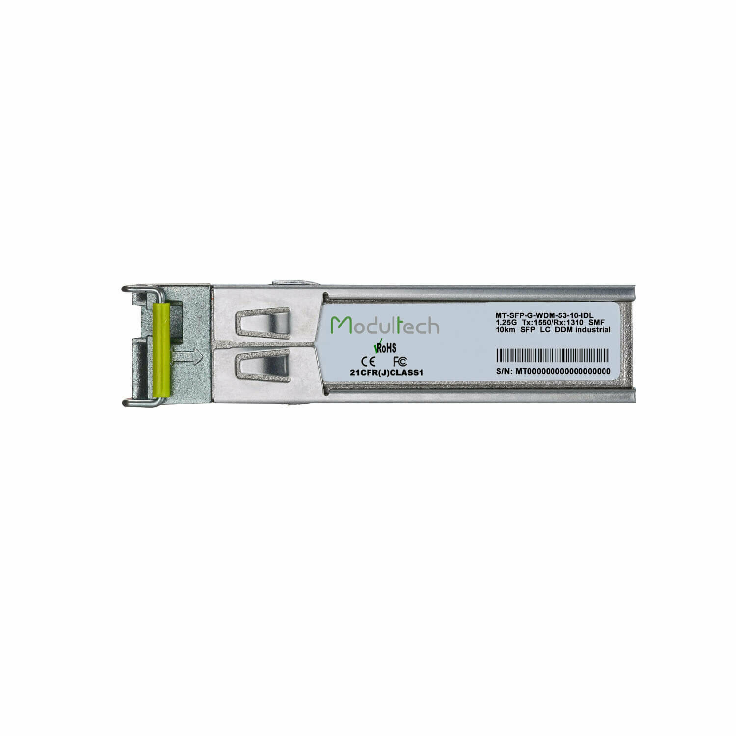 Industrial SFP WDM 125 Гбит/с 10 км 1550/1310 нм SMF LC