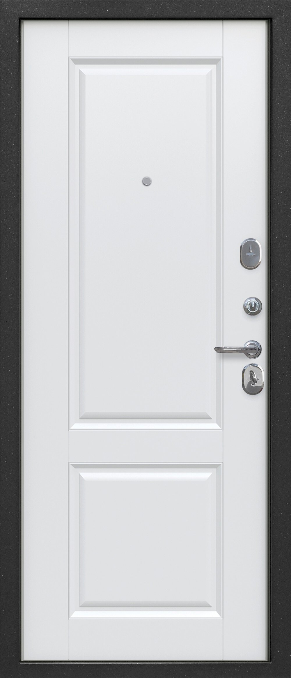 Дверь 9 см Серебро Велюр белый софт 860R - фотография № 2