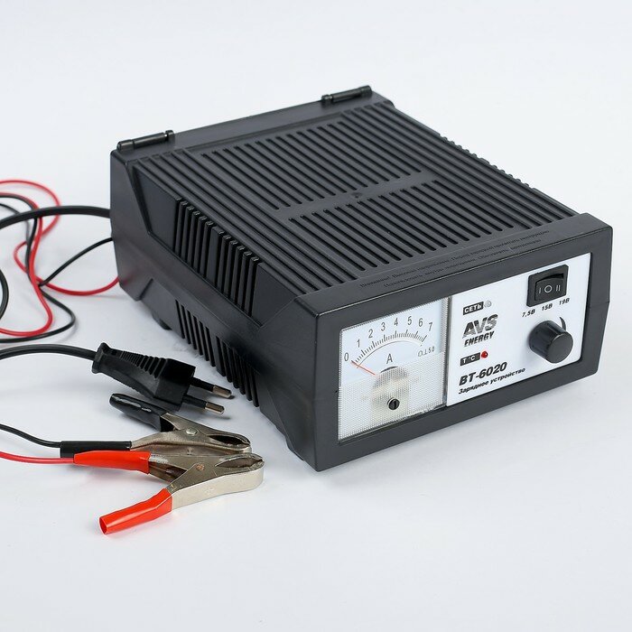 AVS Зарядное устройство для АКБ AVS BT-6020, 7 A, 6-12 В