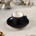 BY BONE Кофейная пара Balance, чашка 75 мл, блюдце d=12 см - изображение