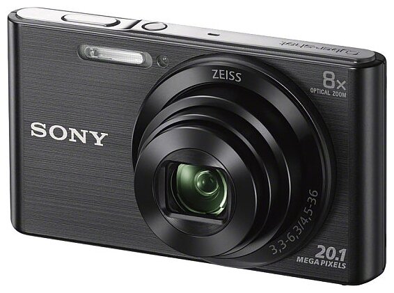  Sony Cyber-shot DSC-W830 Black (20.5Mp/8x/HD)