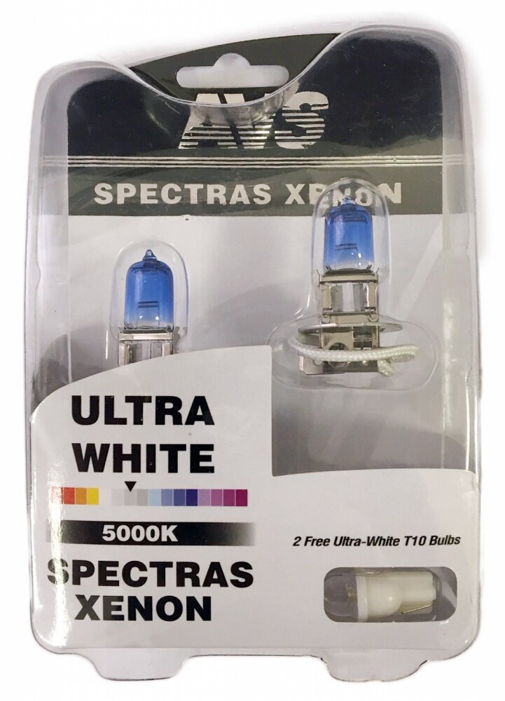 Галогенные лампы AVS SPECTRAS Xenon 5000K H3 12V 75W