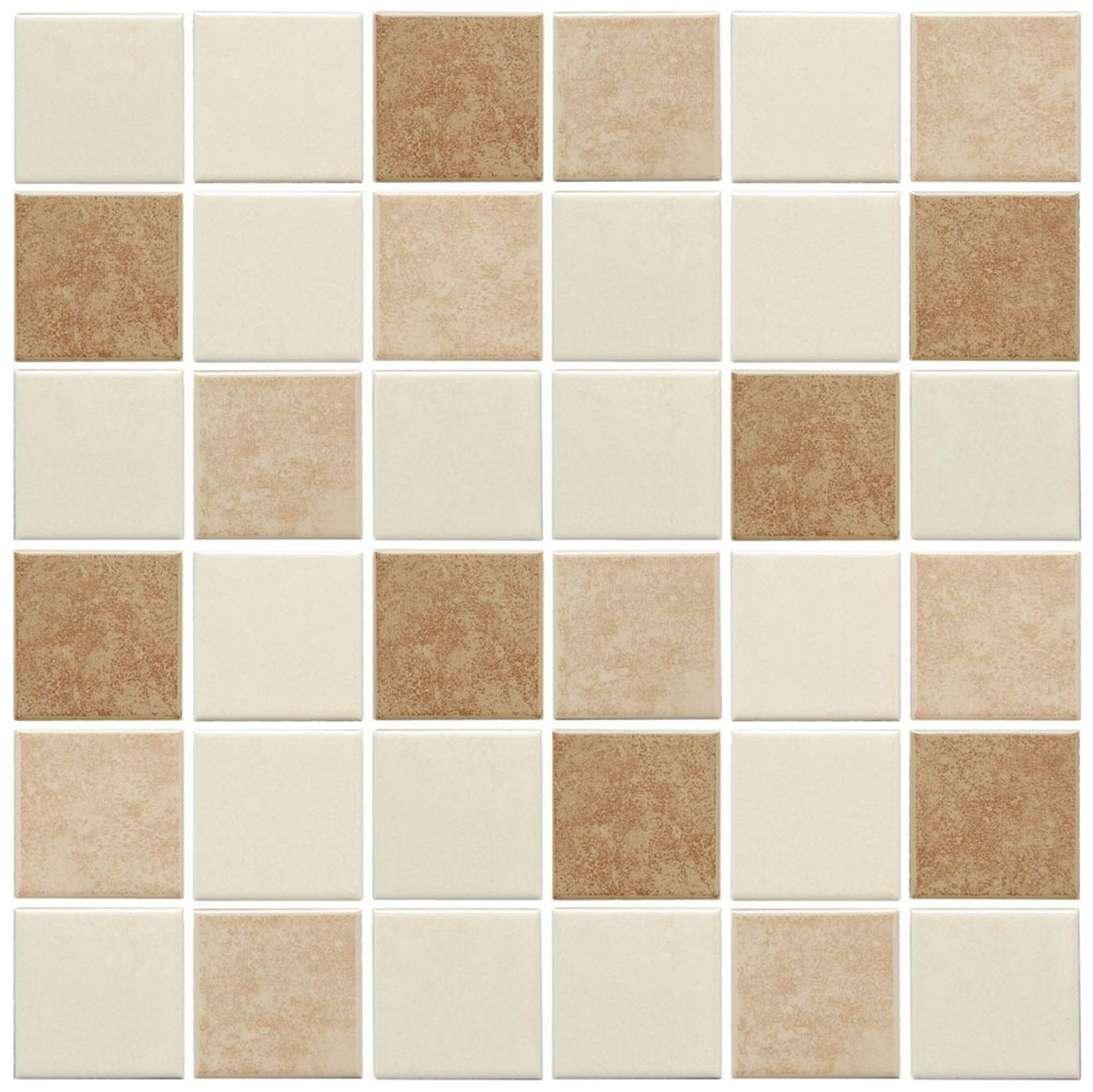 Мозаика Starmosaic Beige Matt бежевая керамическая 306х306х6 мм матовая