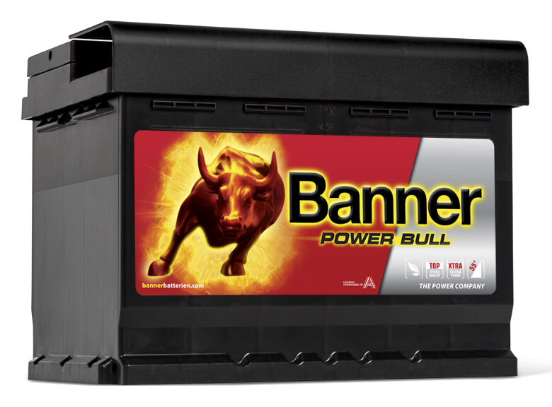 Аккумулятор автомобильный BANNER Power Bull P60 09 6СТ-60 обр. (низкий) 242x175x175