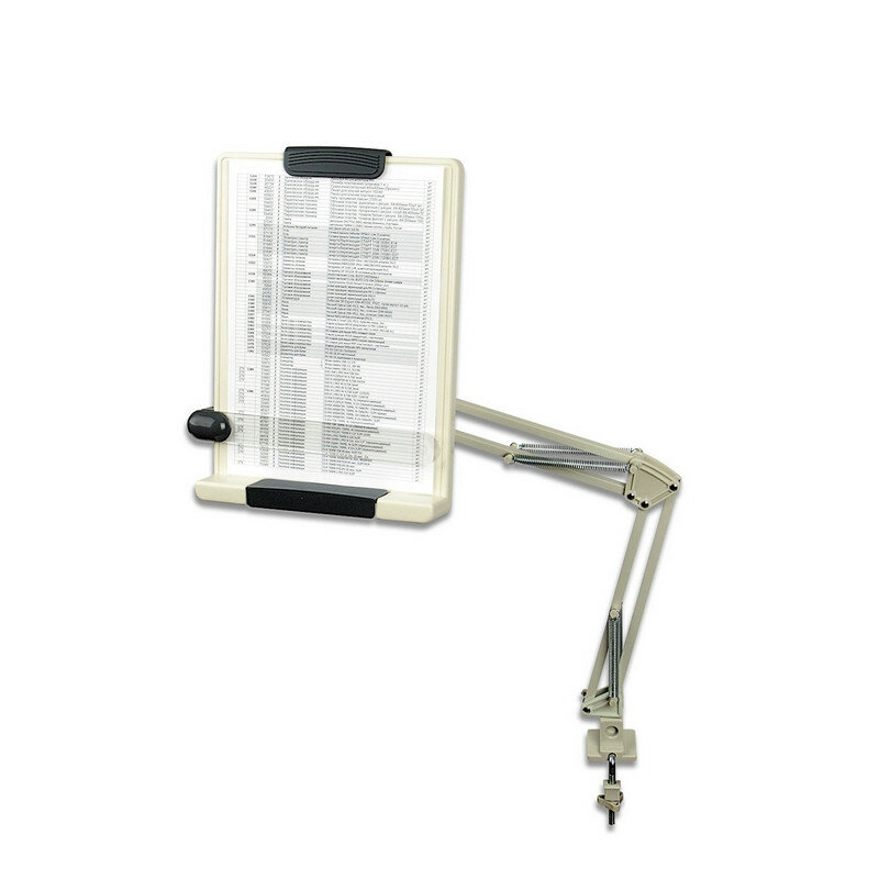 фото Держатель для бумаг А4 ProfiOffice HD-3LA на струбцине серый