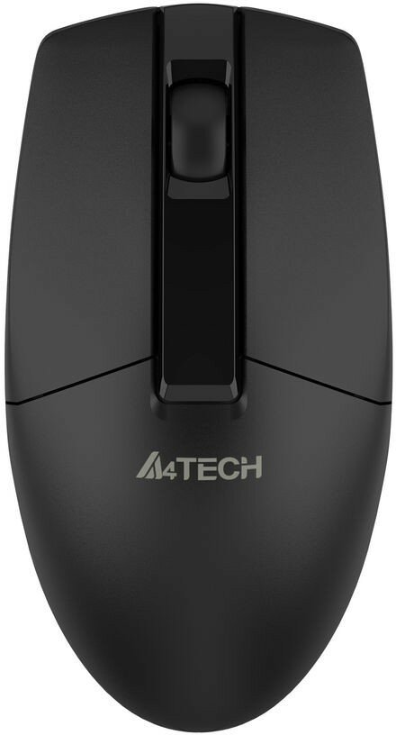 Мышь A4Tech G3-330N Black оптическая, беспроводная (радиоканал), 1200 dpi, USB, цвет: чёрный