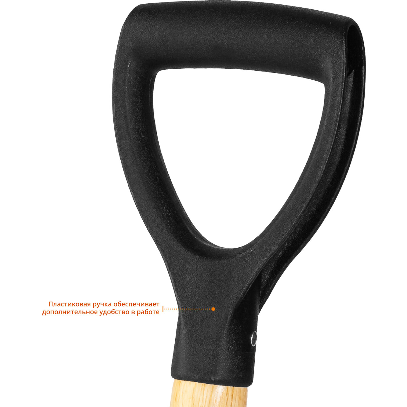 Лопата автомобильная, деревянный черенок, с рукояткой, ЗУБР Профессионал - фотография № 5