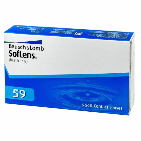 Линзы контактные Bausch&Lomb/Бауш энд Ломб soflens 59 (8.6/-5,25) 6шт