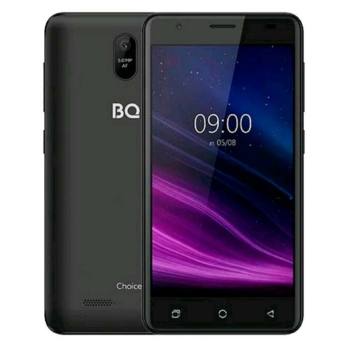 Смартфоны BQ Смартфон BQ S-5016G Choice, 5", IPS, 16Гб, 2Гб, 5 Мп, 2000 мАч, чёрный графит