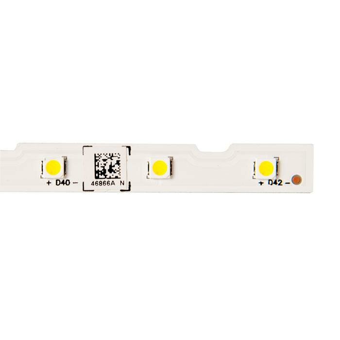 Светодиодная подсветка для телевизоров Samsung UE58NU, UE58RU, UE58N, AOT_58_NU7300, BN96-46866A, 2x42 LED (комплект, 2 шт) - фотография № 3