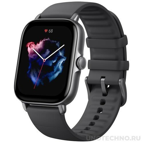 Часы Amazfit GTS 3 Graphite Black (Графитовый черный) EAC