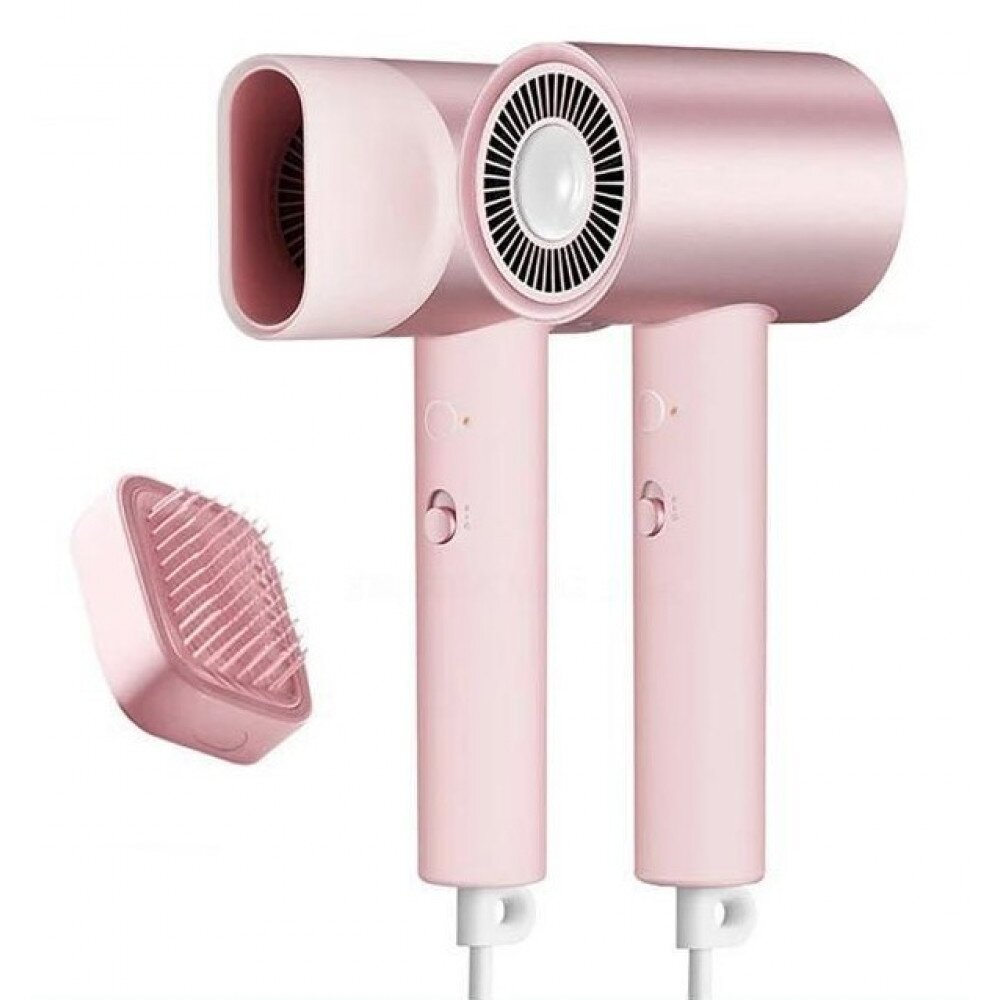 Фен для волос XiaoMi Mijia Water Ion Hair Dryer H500C CMJ03LX-G, Розовый - фотография № 2