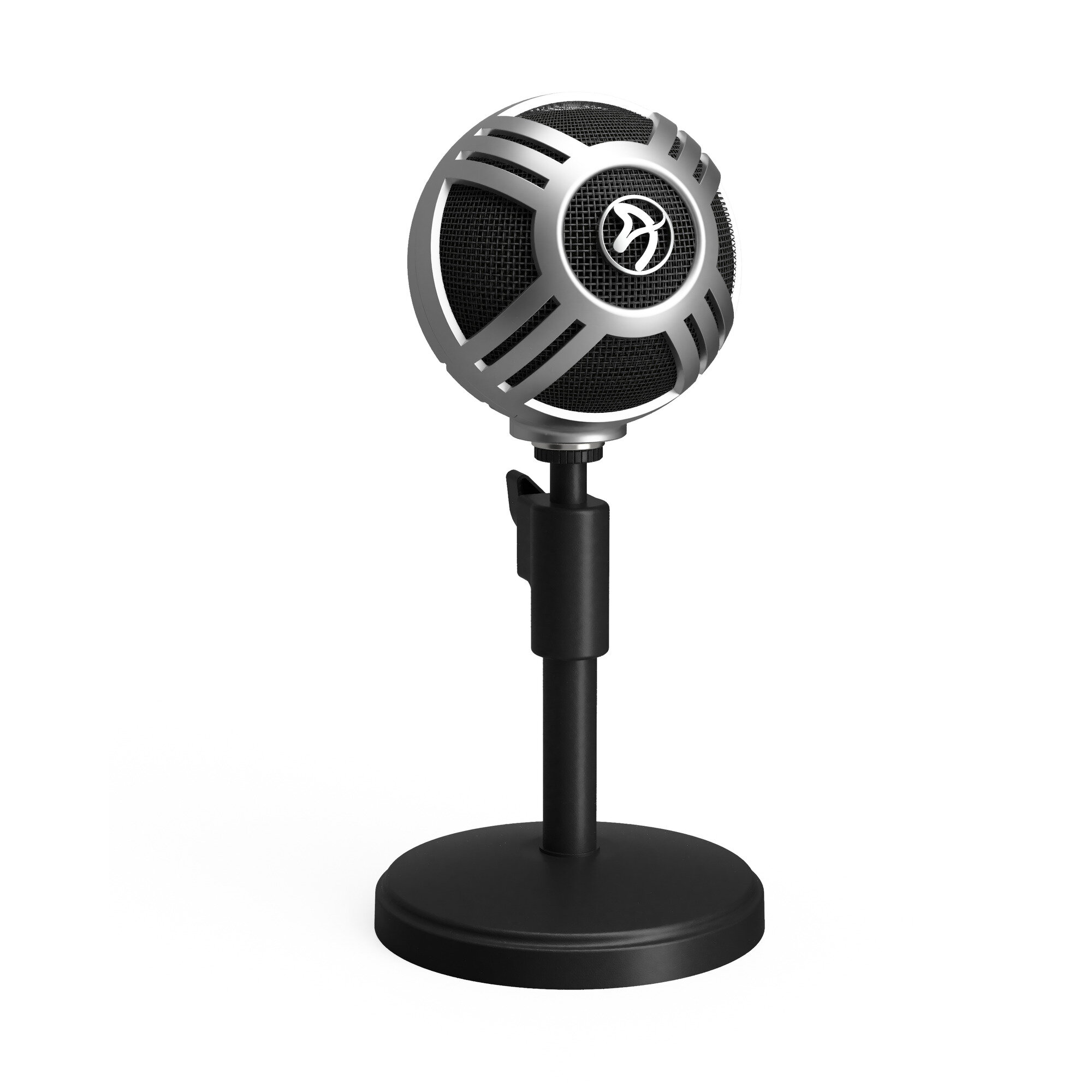 Микрофон для стримеров Arozzi Sfera Pro Microphone Silver