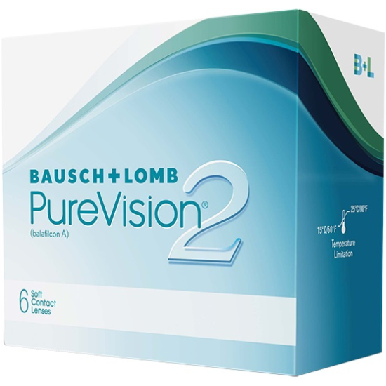   BAUSCH & LOMB Pure Vision 2 6pk (-1.25/8.6)