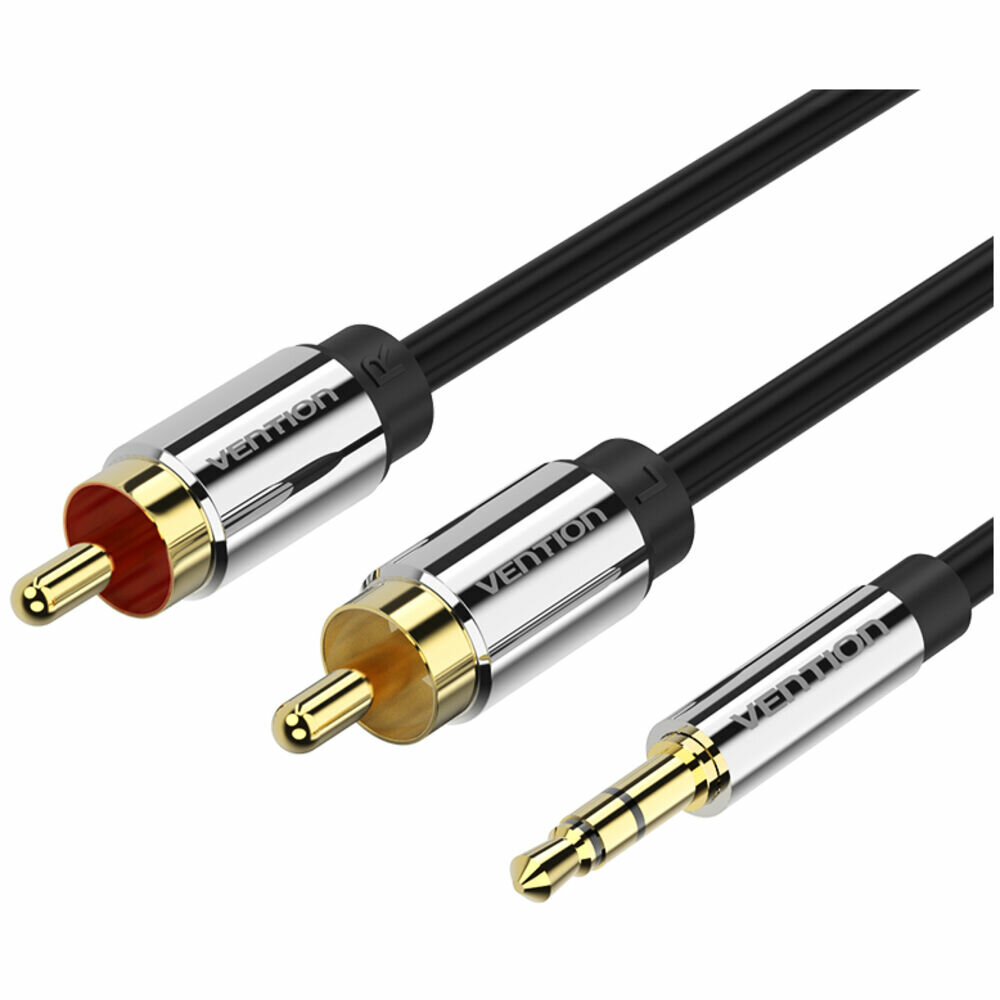 Кабель 3.5St.jack - 2xRCA(m) 1.5м Vention ( P550AC150-S )