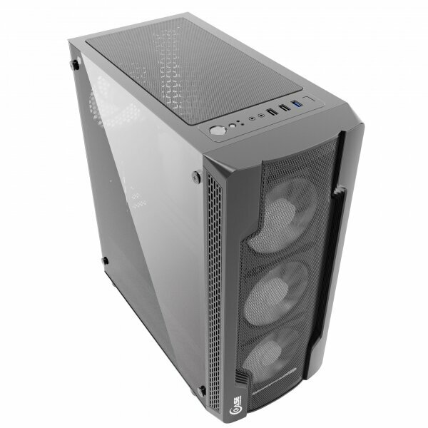 Корпус Powercase Mistral X4 Mesh TG, чёрный, ATX (CMIXB-F4)