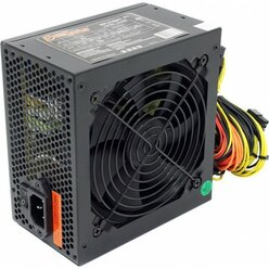 Блок питания 600W ExeGate 600NPXE(+PFC), ATX, PC, black, 12cm fan, 24p+(4+4)p,6/8p PCI-E,4SATA, 3IDE,FDD + кабель 220V в комплекте