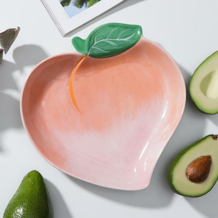 фото Блюдо "Персик", 23,5х22,5 см