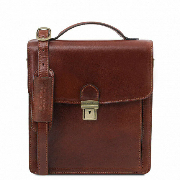 Мужской кожаный планшет Tuscany Leather David TL141425 коричневый