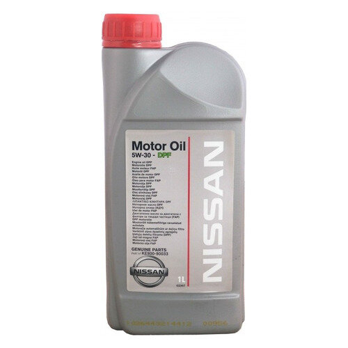 Моторное масло NISSAN Motor Oil, 5W-30, 1л, синтетическое [ke900-99933r]