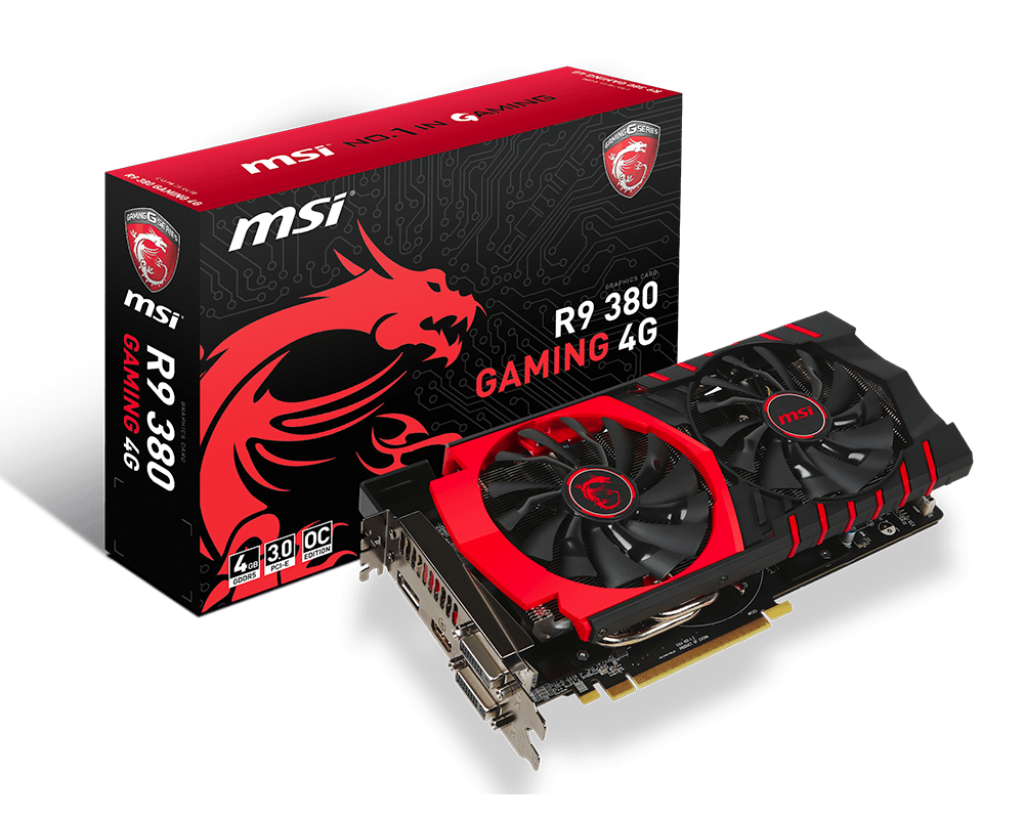 Видеокарта AMD Radeon R9 380 MSI 4gb GDDR5