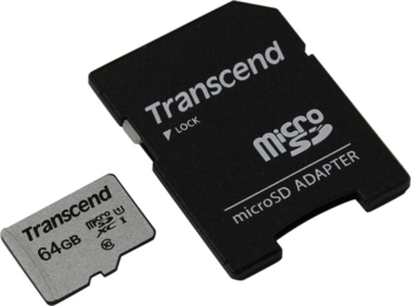 Карта памяти Transcend TS64GUSD300S-A .