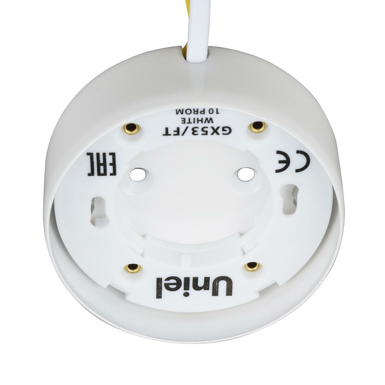 Uniel (10 шт.) Потолочный светильник (UL-00003737) Uniel GX53/FT White 10 Prom