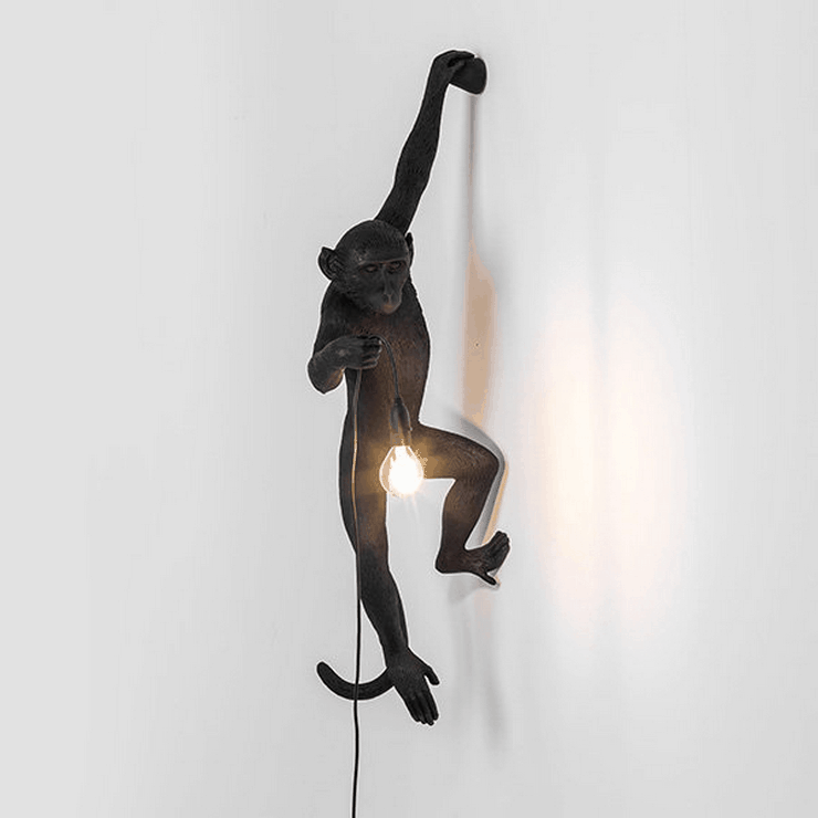 Бра Monkey Wall Lamp Black левая