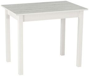 Стол Боровичи-Мебель Стол обеденный белый / сосна белая 90х60х73 см
