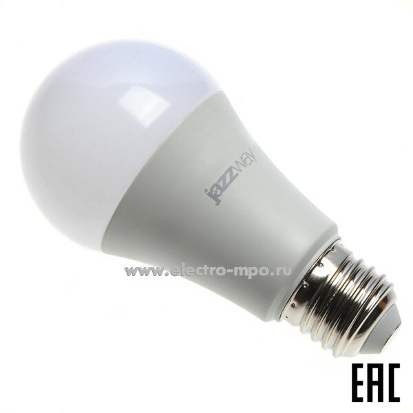 Лампа светодиодная "груша" х/б свет 15Вт 2853035 PLED-SP A60 15W E27 5000K Jazzway