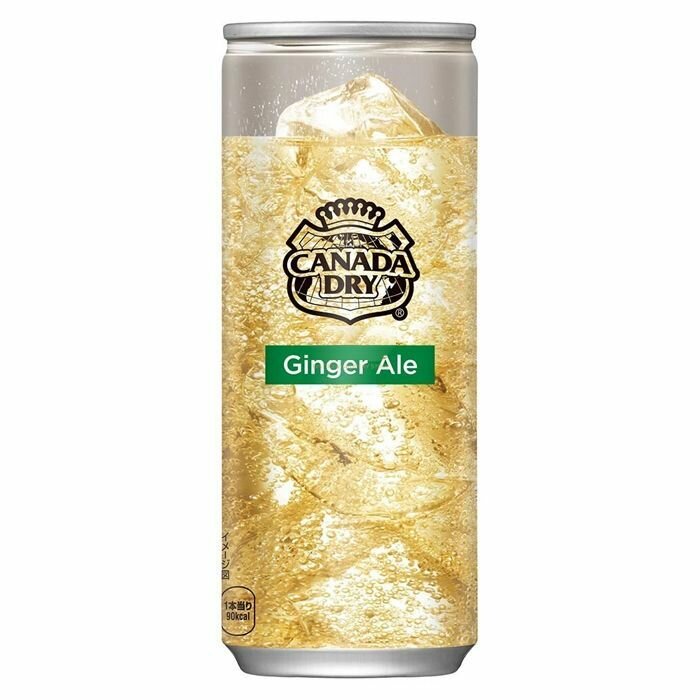 Газированный напиток Canada Dry Ginger Ale - имбирный эль (Япония), 250 мл (3 шт) - фотография № 2