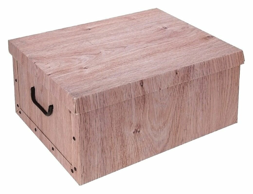 Деревянная коробка для хранения "Уютные тайны", 51х37х24 см, Koopman International - фотография № 1